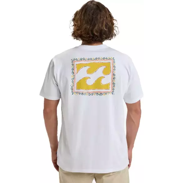 Camiseta Billabong Crayon Waves white