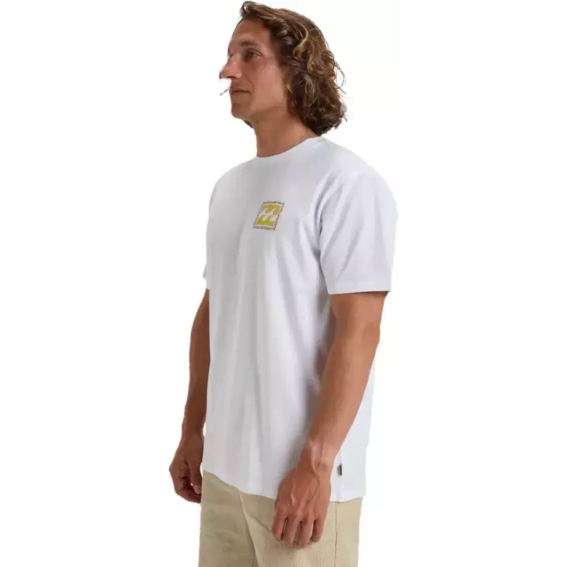 Maglietta Billabong Crayon Waves white