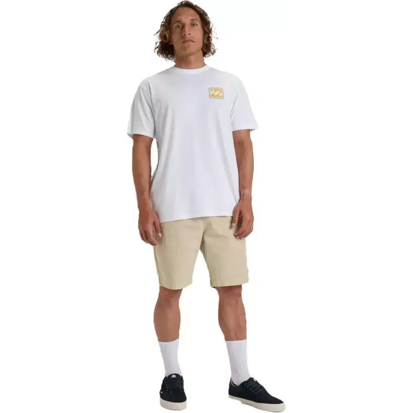 Camisa Billabong Crayon Waves white