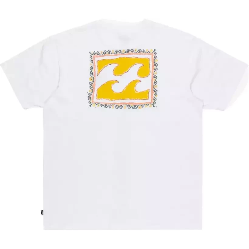 Maglietta Billabong Crayon Waves white