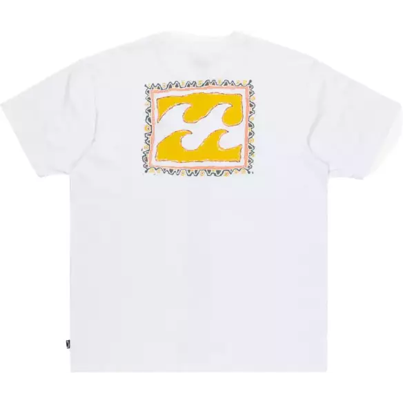 Camiseta Billabong Crayon Waves white