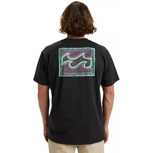 T-Shirt Billabong Crayon Waves Black