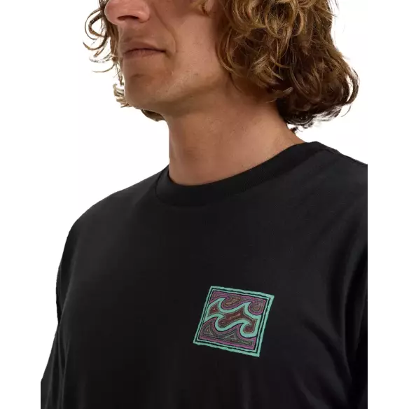 Shirt Billabong Crayon Waves Black