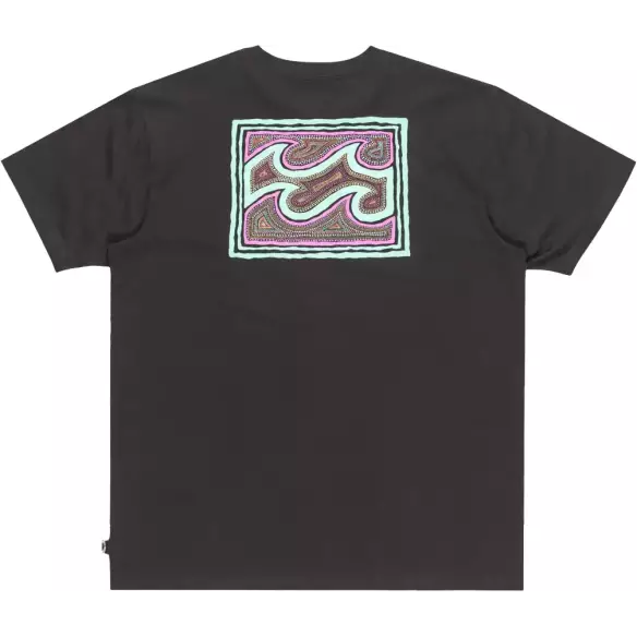 Maglietta Billabong Crayon Waves Black