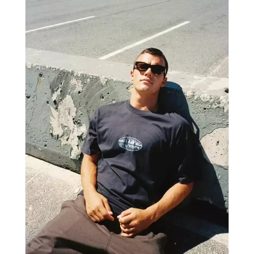 T-Shirt Billabong Identity Washed Black