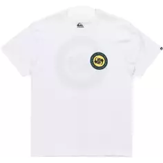 Tee Shirt quiksilver Circle Back White
