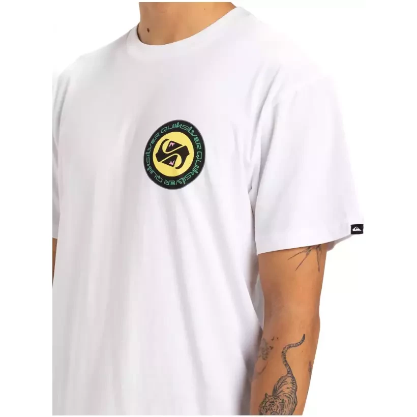 T-Shirt quiksilver Circle Back White
