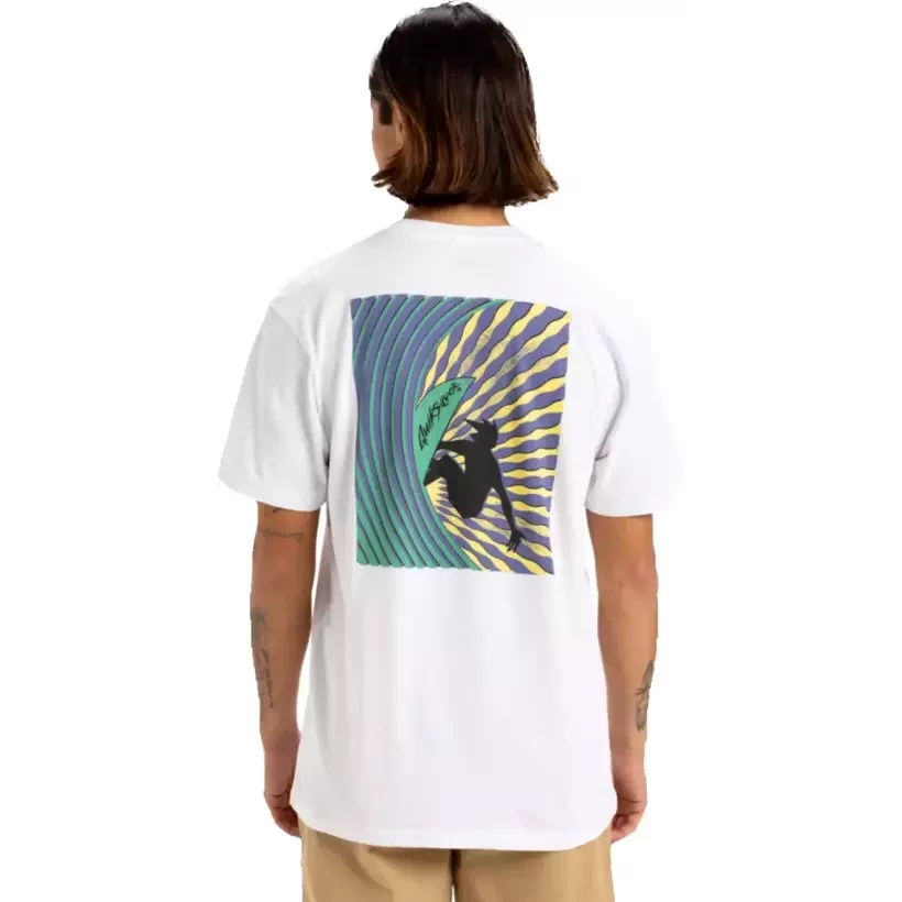 Tee Shirt quiksilver Window Pane White