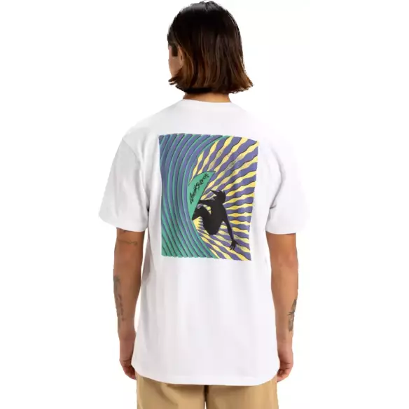 T-shirt Quiksilver Window Pane White