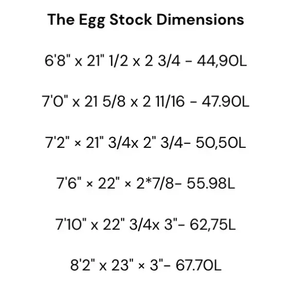 Surfplank Indio Endurance THE EGG Toasted Surfplank Indio Endurance THE EGG Toasted