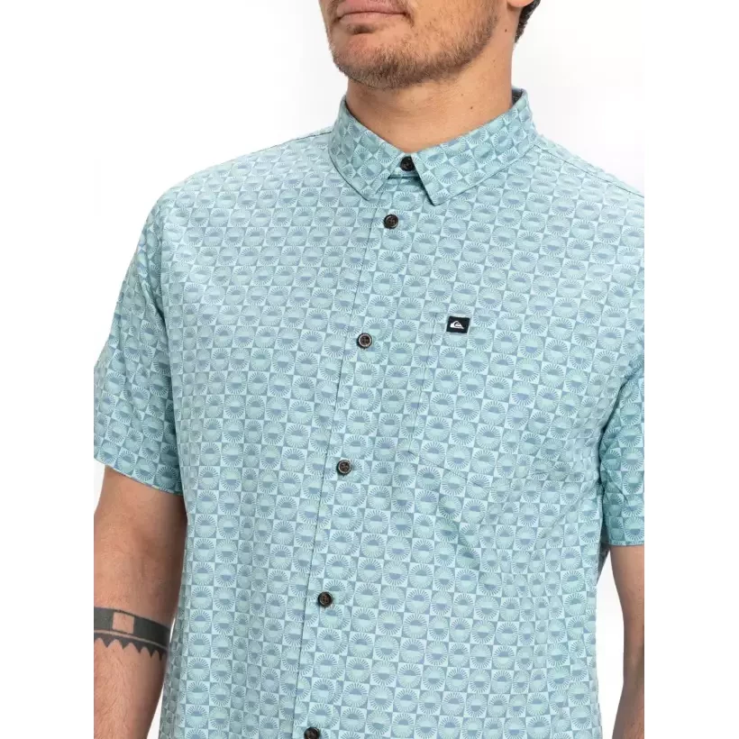 Camicia Quiksilver Apero Organic Classic aquifer florever