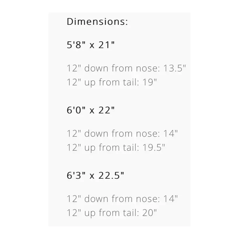 Sacche Channel Island Everyday Shortboard