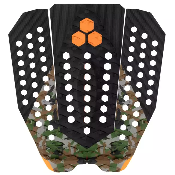 Pad de surf Channel Island Flux 3 pieces Green Camo