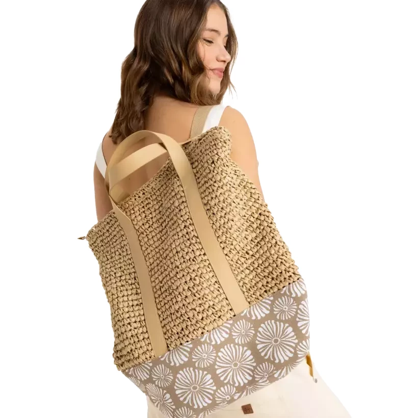 Bolso Roxy Beach Lover Portobella tropical tile