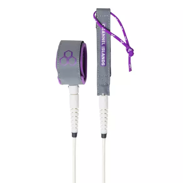 Leash de surf Channel Island Dane Reynolds Comp Light Grey Leash de surf Channel Island Dane Reynolds Comp Light Grey