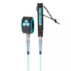 Surf Leash Channel Island Hex Comp Cyan Black