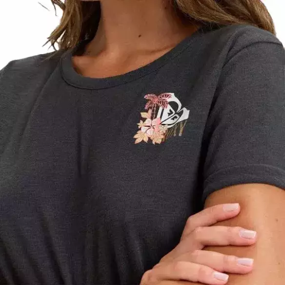 T-Shirt van Roxy Ocean Wave Black