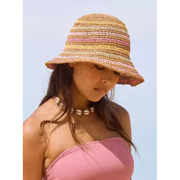 Gorro Roxy Candied Peach Natural