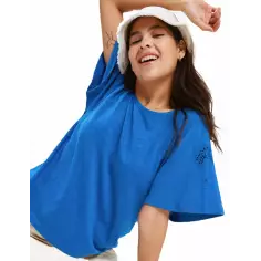 Camiseta Roxy Time For Palm Tree Dazzling Blue