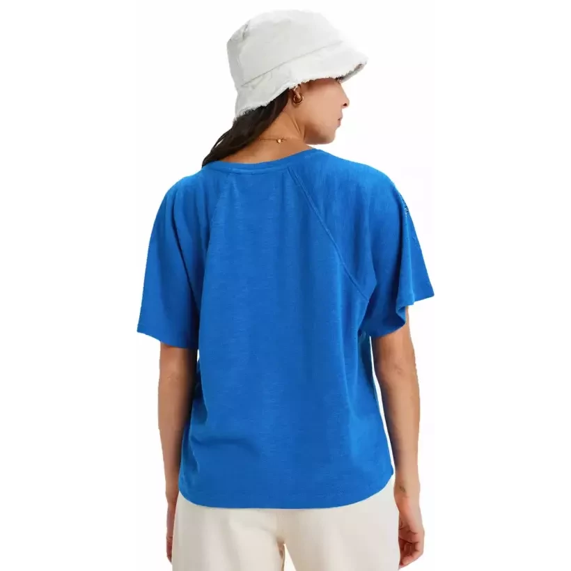 T-Shirt van Roxy Time For Palm Tree Dazzling Blue