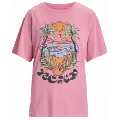 Camiseta Roxy Sunny Oversize Orchid Smoke