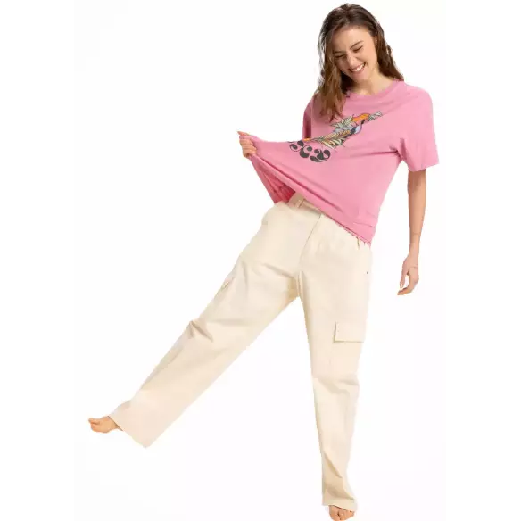 Camisa Roxy Sunny Oversize Orchid Smoke