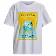 T-Shirt Roxy Atlas Bright White Biarritz