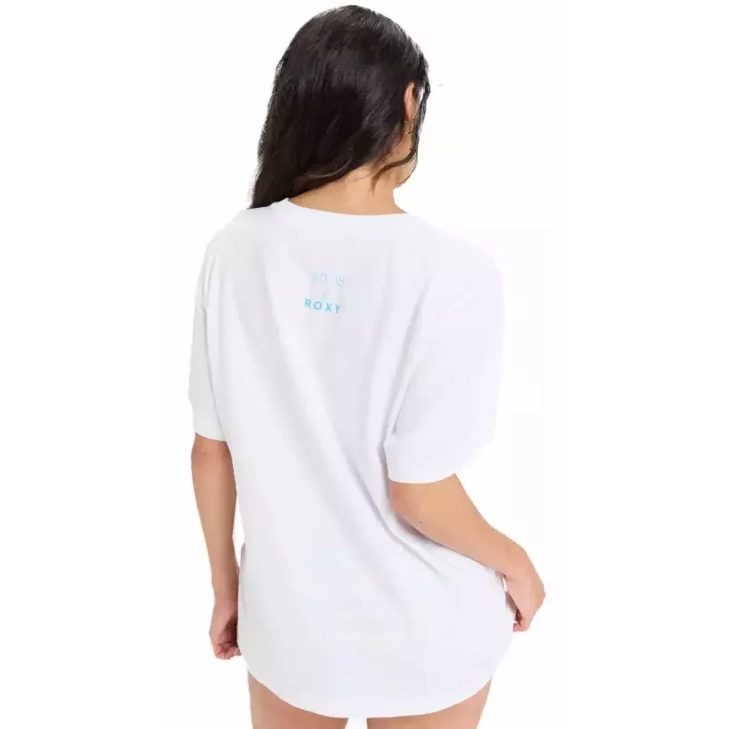 T-Shirt Roxy Atlas Bright White Fiji