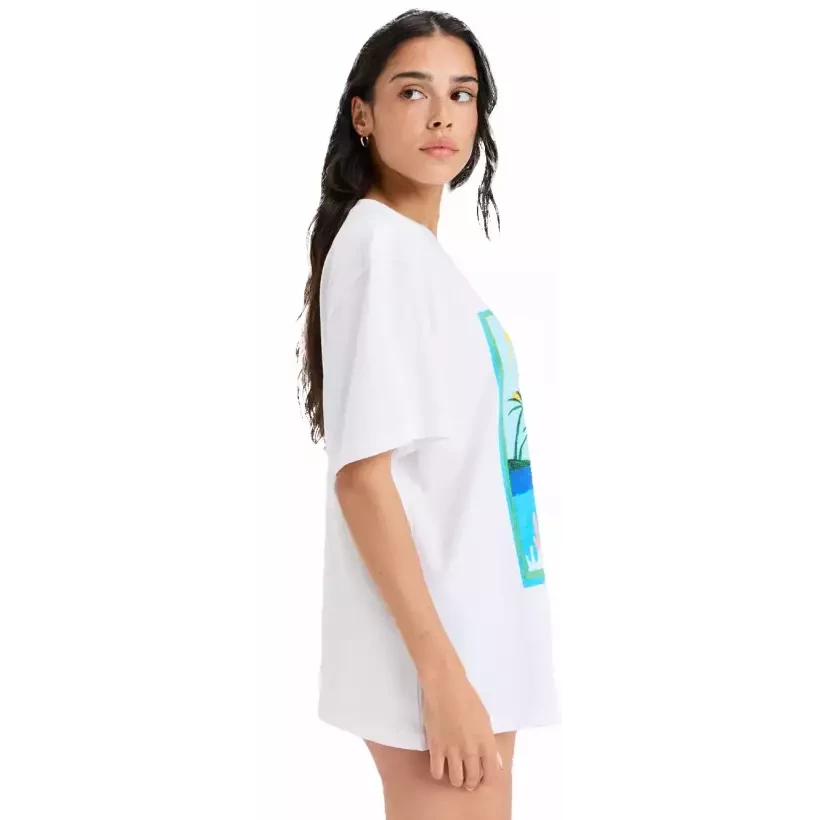 T-Shirt Roxy Atlas Bright White Fiji