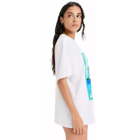 T-Shirt Roxy Atlas Bright White Fiji