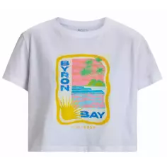 T-Shirt van Roxy Atlas Bright White Byron Bay