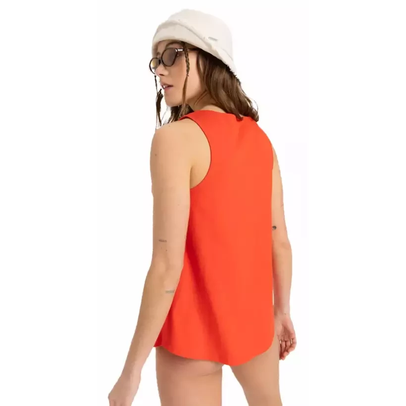 Camiseta Roxy Surfclassic Poppy Red