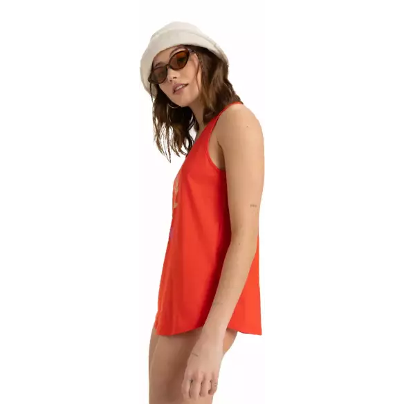 Camiseta Roxy Surfclassic Poppy Red