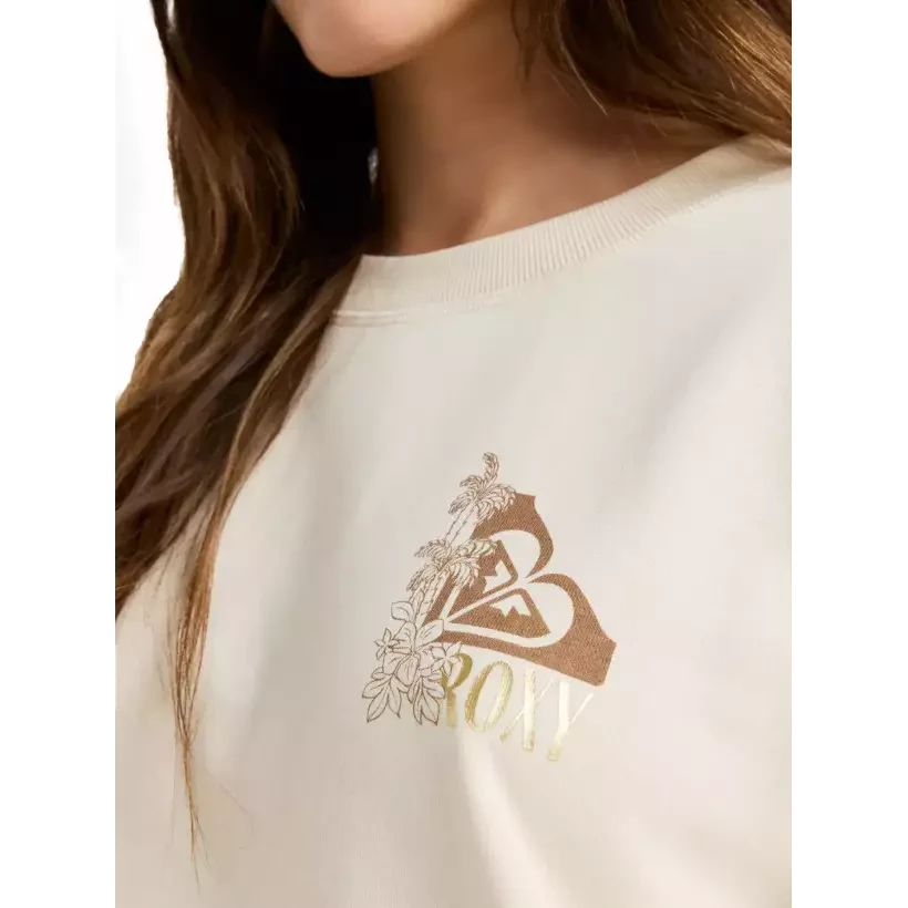 Sweat shirt Roxy Surf Stoked Parchment