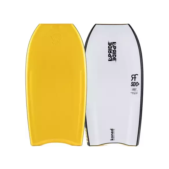 Bodyboard Pride Koned PP Radial Flex SDC+ Varial Tangerine/ white