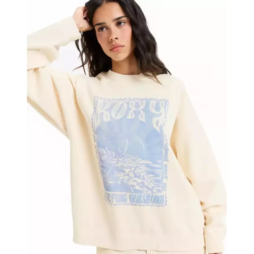 Sweatshirt Roxy Lineup Parchment