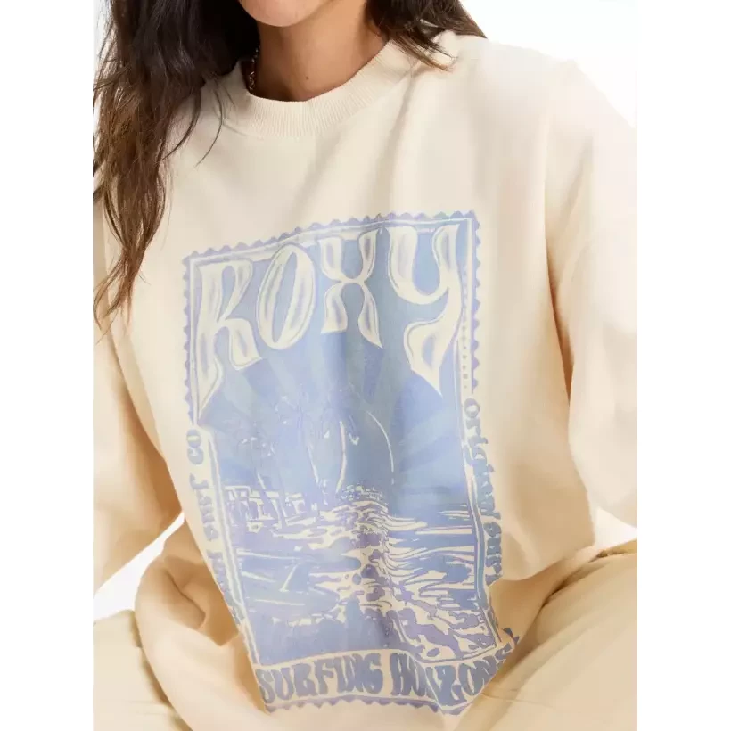 Sweatshirt Roxy Lineup Parchment