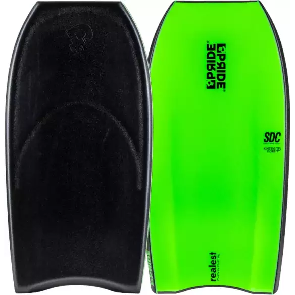 Bodyboard Pride Realest PP SDC Black/ Fluro Green