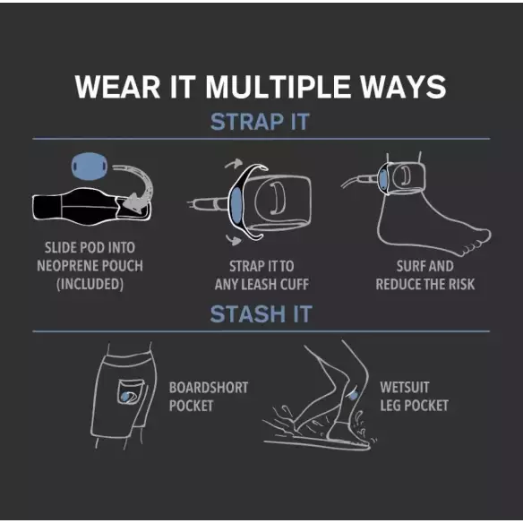 Repelente de Tubarões FCS POD x Sharkbanz