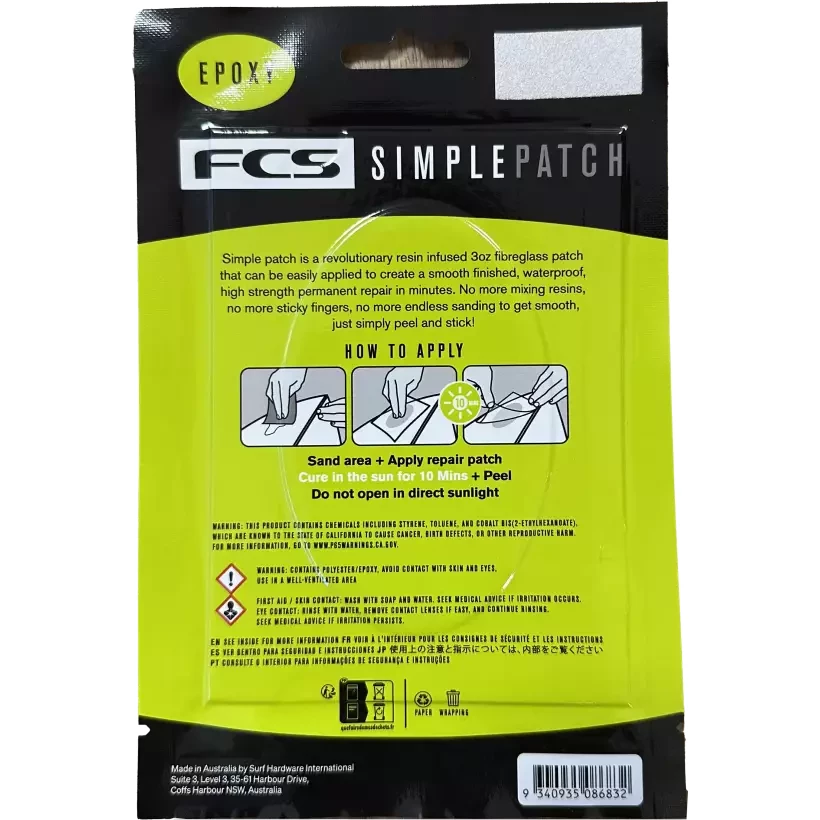 Repair Kit FCS Simple Patch Epoxy Large