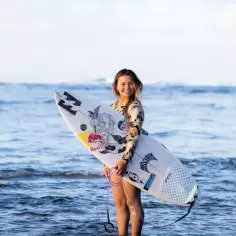 Pad de surf FCS Sky Brown Sea Foam 2