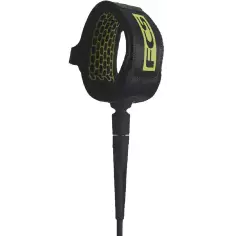 Surf Leash de longboard FCS Coal Lime