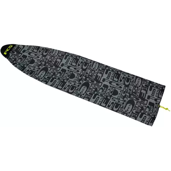 Sacche FCS Strech Cover Funboard Monogram Coal/Lime Sacche FCS Strech Cover Funboard Monogram Coal/Lime