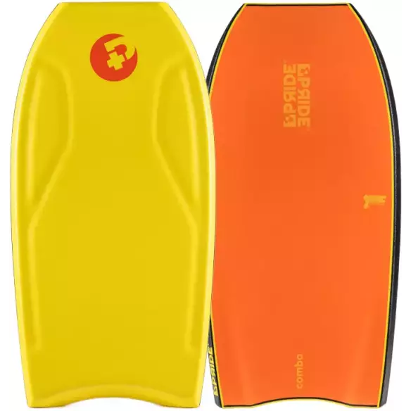 Bodyboard Pride Combo PE HD Recycled Yellow/ Orange