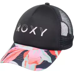 Boné Roxy Honey Coconut Anthracite The Moves Floral