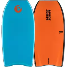Bodyboard Pride Stereo PE HD Recycled Aqua Blue/ Orange