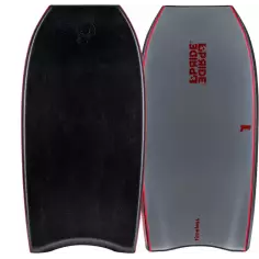 Bodyboard Pride Timeless PE HRC Recycled Black/ Silver