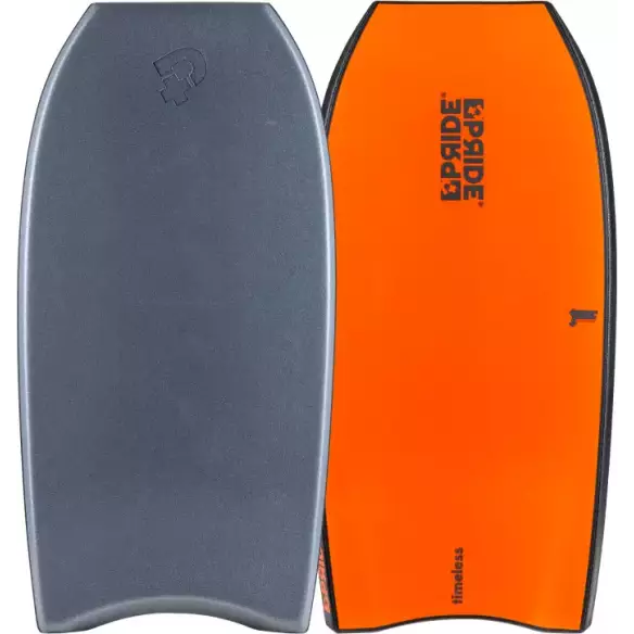 Bodyboard Pride Timeless PE HRC Recycled Grey/ Orange