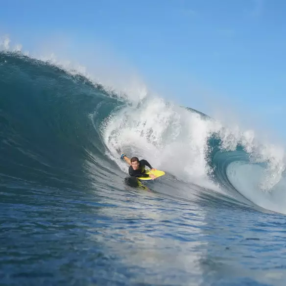 Planche de bodyboard Hardy Classic 3.0 Kinetic PP Yellow/White