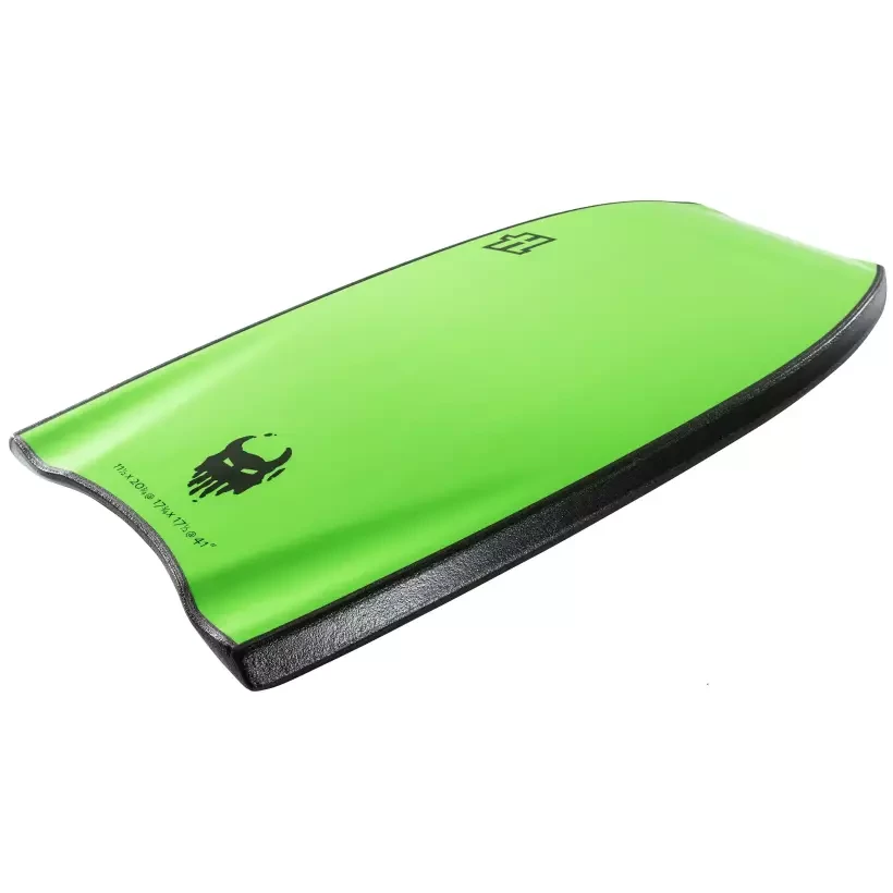 Planche de bodyboard Hardy Shapes Punk Anarchy NRG+HD Black/Fluro G...